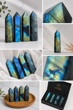 Load image into Gallery viewer, Labradorite Crystal Raw Stone — Natural Iridescent Gemstone for Intuition, Transformation &amp; Protection | Polar Star Crystals