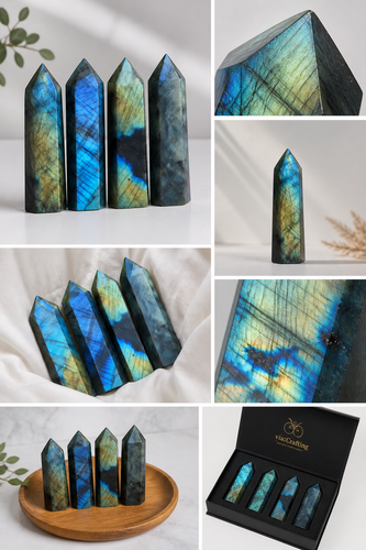 Labradorite Crystal Raw Stone — Natural Iridescent Gemstone for Intuition, Transformation & Protection | Polar Star Crystals
