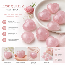 Load image into Gallery viewer, Rose Quartz Crystal — Natural Tumbled Healing Stone for Self Love, Emotional Healing &amp; Heart Chakra | Polar Star Crystals